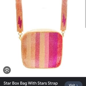 Never used sequin pink bag